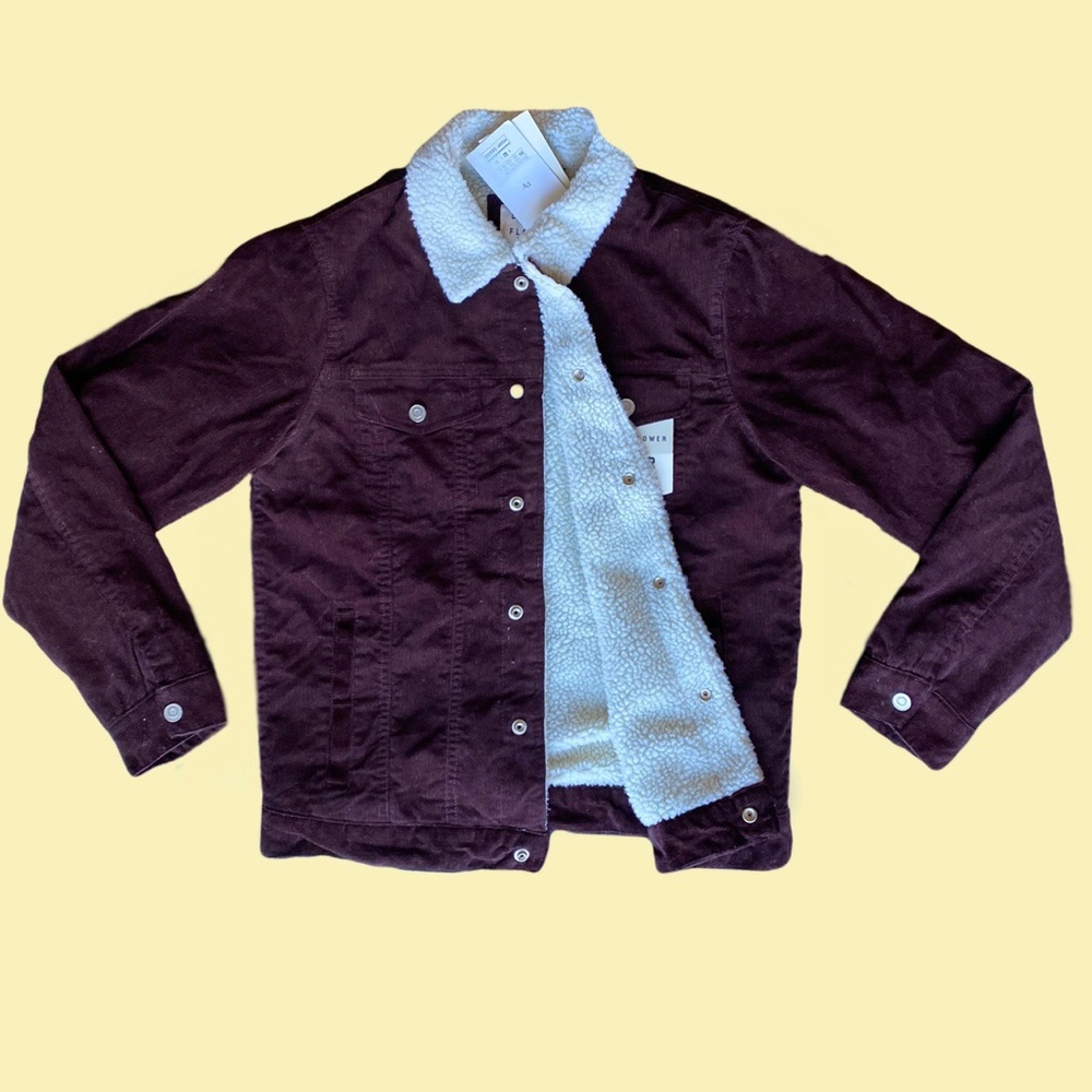 Purple Corduroy Men’s Trucker Jacket